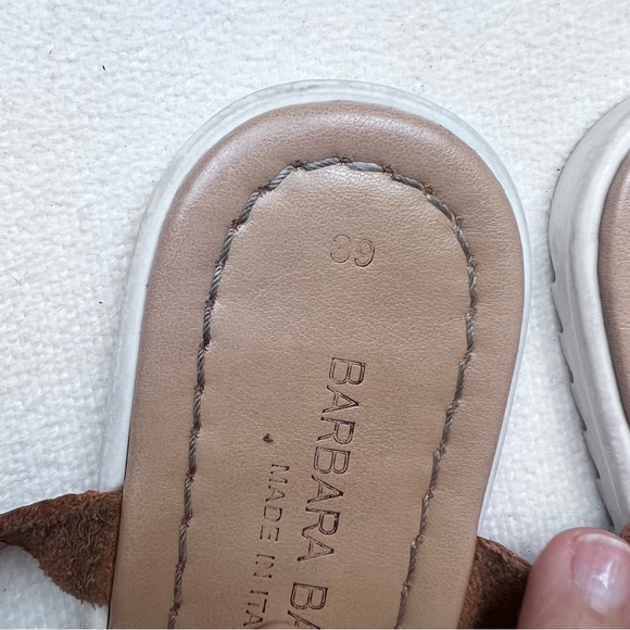 Barbra Barbieri Blue and Tan Sandals Size 9 - Picture 5 of 6